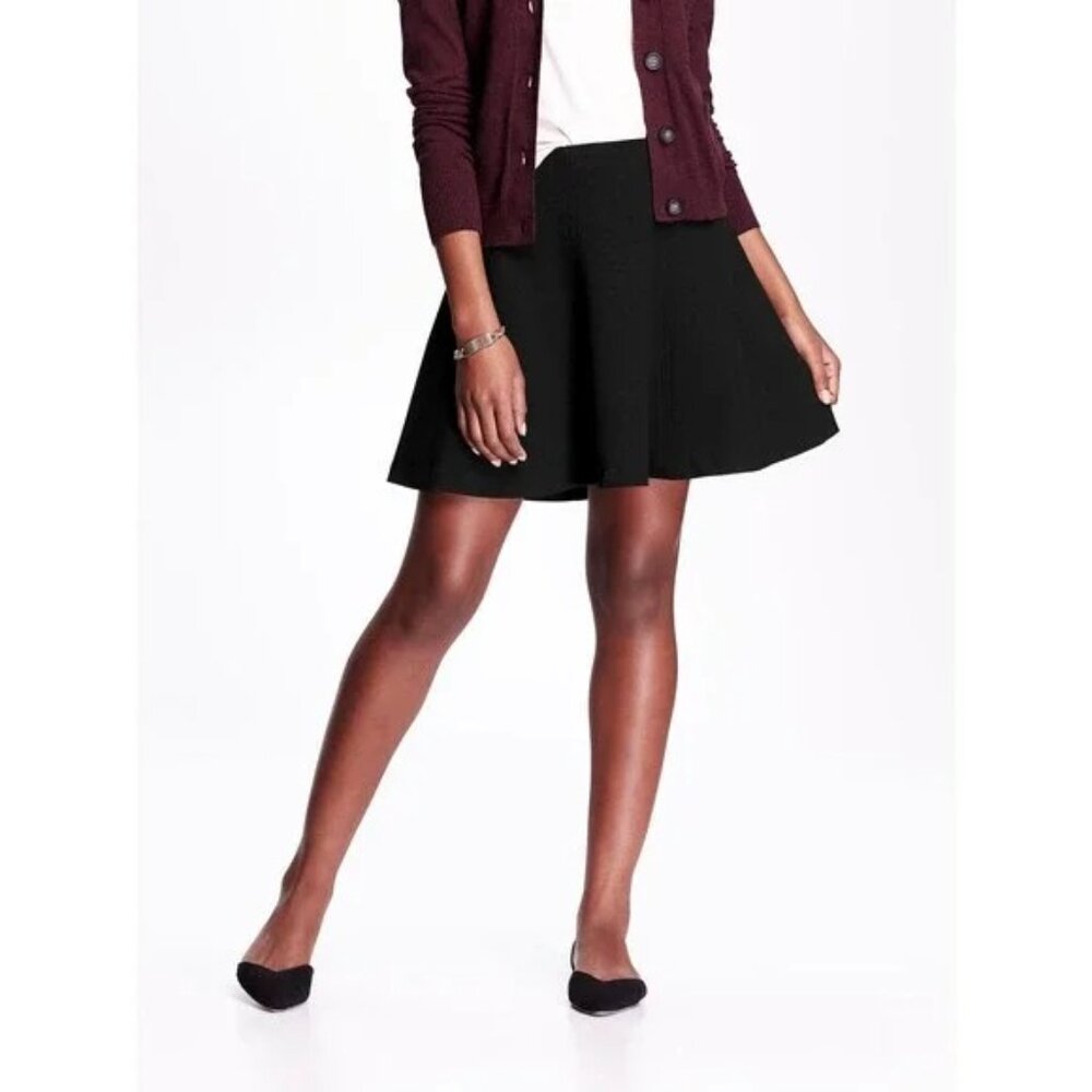 EUC Old Navy Seamed Mini Blackjack Skirt Size 10